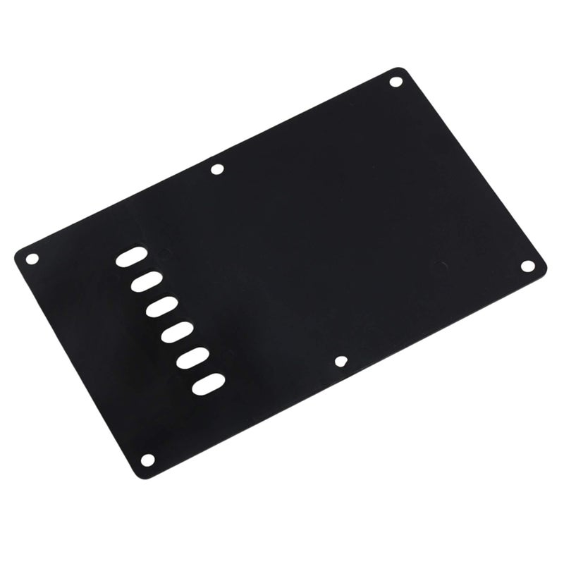 VOBRAMY Sesyomr Black Guitar Tremolo Spring Cover 6 Hole Cover Plate Accessories Replacement for Electric Guitar - Image 2